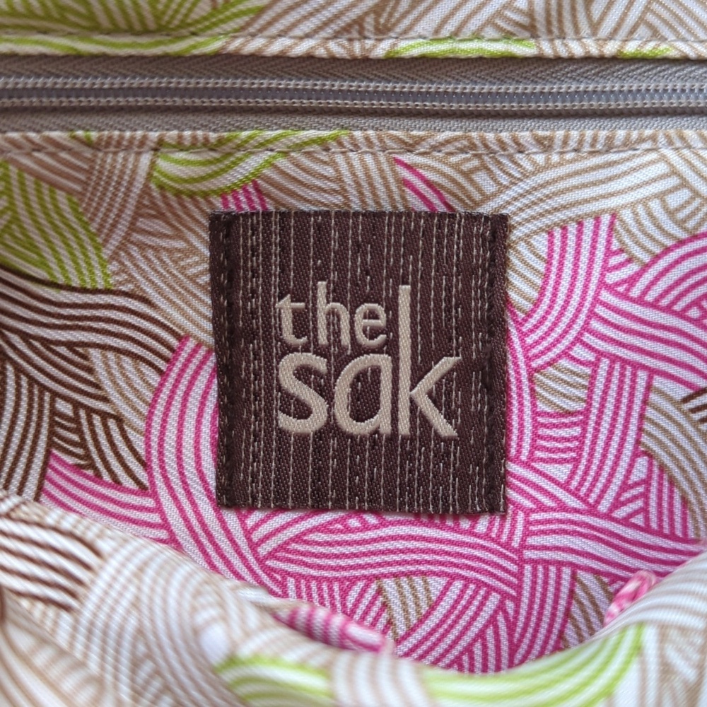 The Sak Ventura Classic Genuine Pebbled Leather Convertible Backpack Light Gray - Picture 8 of 16